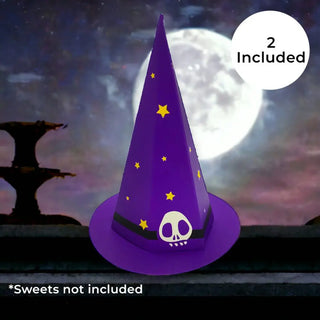 Witch Hats Purple – Halloween Party Favor Pack The Holiday Shop