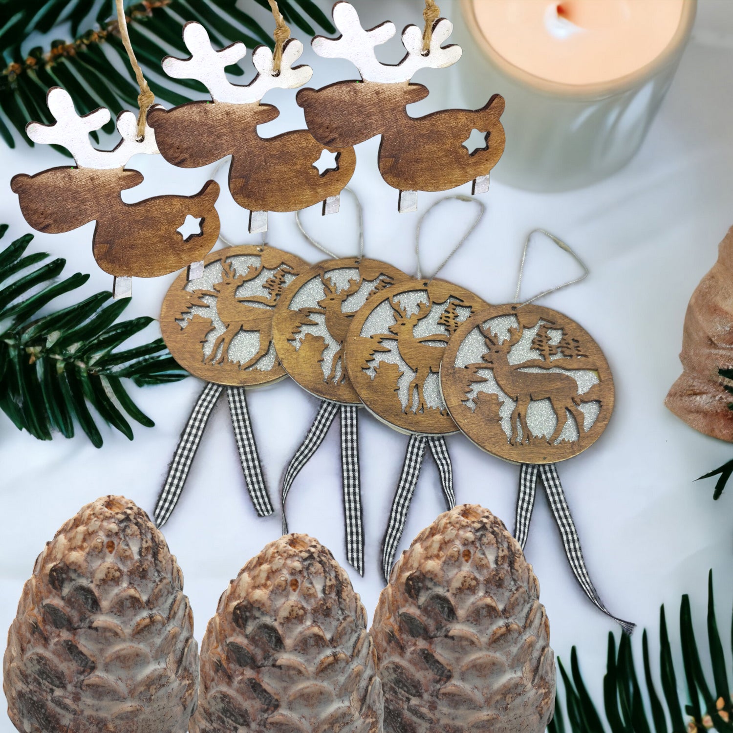 Get the Look: Woodland Reindeer – styled display by The Holiday Shop
