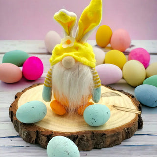 Yellow Egg Gnome Easter 2024 The Holiday Shop