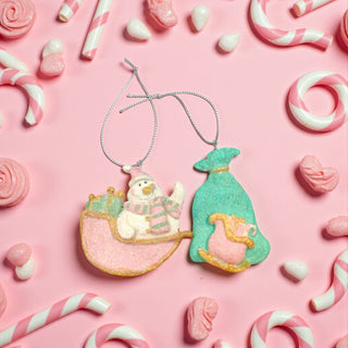 Bag And Snowman Tree Ornament Holiday Decoration The Holiday Shop