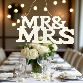 Mr and Mrs Sign The Holiday Shop