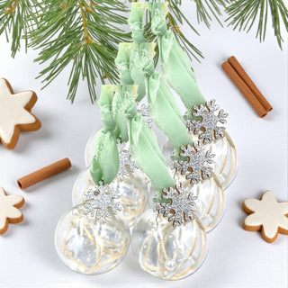 Frosted Globe Ornaments – Scandi Collection