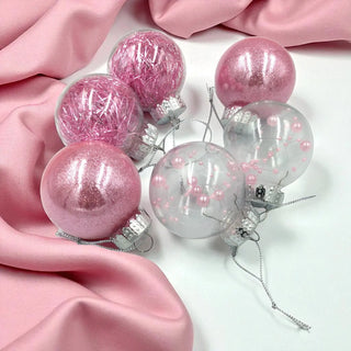 Pink Christmas Baubles The Holiday Shop