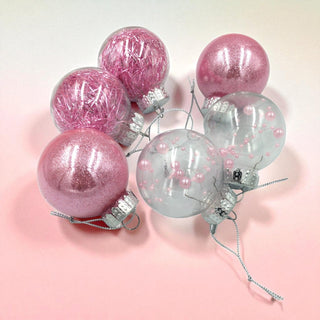 Pink Christmas Baubles The Holiday Shop