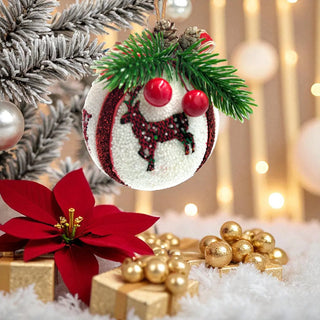 Reindeer Ball Ornaments The Holiday Shop