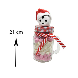 Santa Marshall - Festive Hot Chocolate Topping Mason Jar The Holiday Shop