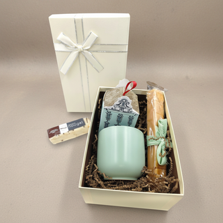 Gift Box with Mug, Nougat, Nuts & Fudge The Holiday Shop
