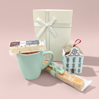 Gift Box with Mug, Nougat, Nuts & Fudge The Holiday Shop