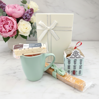 Gift Box with Mug, Nougat, Nuts & Fudge The Holiday Shop