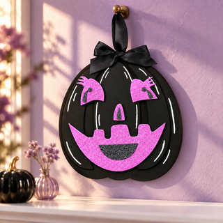 Vintage Style Wooden Halloween Pumpkin The Holiday Shop