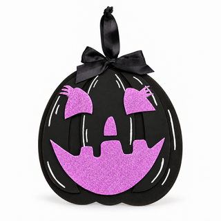 Vintage Style Wooden Halloween Pumpkin