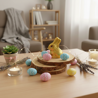 Round Wooden Craft Discs – Rustic Display Slices (10cm)